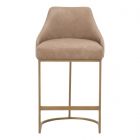 Essentials For Living Parissa Counter Stool - Ivanhoe Toast Brushed Gold (FALLDINING25)