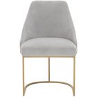 Essentials For Living Traditions Parissa Dining Chair in Coastal Velvet - Set of 2