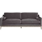Essentials For Living Stitch & Hand Parker 86" Post Modern Sofa in Dove Velvet