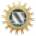 Francesco Molon "Sole" Hand Carved Mirror