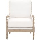 Essentials For Living Stitch & Hand Rouleau Club Chair LiveSmart Peyton-Pearl