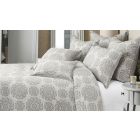 AICO Michael Amini Reagan 7pc Queen Duvet Set - Gray (Promo)