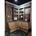 Francesco Molon Banquette With Wall Shelves Unit