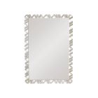 Lily Koo Sophie Rectangular Mirror in Florence Silver