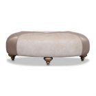 AICO Michael Amini Studio Camelia Oval Cocktail Ottoman (CL1A) - CLEARANCE SALE