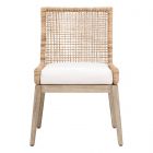 Essentials For Living Seaside Dining Chair - Natural Rattan Natural Gray