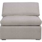 Essentials For Living Stitch & Hand Sky Modular Armless Chair in Peyton-Slate