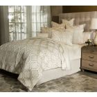 AICO Michael Amini Spectrum 10pc King Comforter Set, Pearl (Promo)
