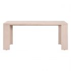 Essentials For Living Sur Outdoor Dining Table - Washed Ever Teak