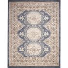 Nourison Home Serenity Home SRH01 5'3" x 7'3" Ivory Blue Vintage Indoor Rug (Dropshippable)
