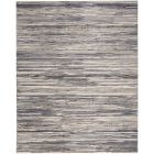 Nourison Home Serenity Home SRH03 9' x 12' Ivory Grey Blue Modern Indoor Rug (Dropshippable)