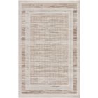 Nourison Home Serenity Home SRH07 3'11" x 5'11" Mocha Ivory Modern Indoor Rug (Dropshippable)