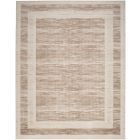 Nourison Home Serenity Home SRH07 5'3" x 7'3" Mocha Ivory Modern Indoor Rug (Dropshippable)