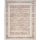 Nourison Home Serenity Home SRH07 7'10" x 9'10" Mocha Ivory Modern Indoor Rug (Dropshippable)