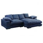 Moe's Home Collection Plunge 2pc Sectional in Navy