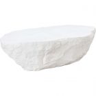 TOV Furniture Crag Coffee Table - White Concrete