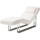 AICO Michael Amini Trance Astro Faux Fur Chaise (CL1A) - CLEARANCE SALE