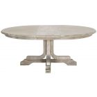 Essentials For Living Traditions Torrey 60" Round Extension Dining Table in Grey