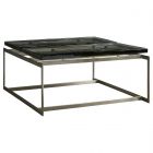 Universal Furniture Avaline Jordan Cocktail Table in Smoke Glass Top  (BLACKFRI5)