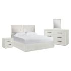 Universal Furniture Oasis Shoreline Panel Bedroom Set with Two drawer Nightstand