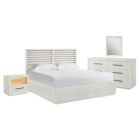 Universal Furniture Oasis Shoreline Panel Bedroom Set with One Drawer Nightstand