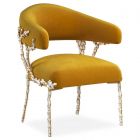 Caracole Upholstery Glimmer Of Hope Accent Chair in Fabric 2794 40CC