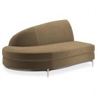 Caracole Upholstery Three'S Company Left Arm Facing Chaise in Fabric 2794 44CC