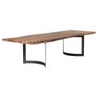 Moe's Home Collection Bent Small Dining Table in Brown