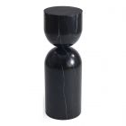 Mobital Apothecary Black Marble End Table Tall