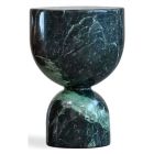 Mobital Apothecary Low End Table in Marmo Verde Marble 