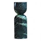 Mobital Apothecary Tall End Table in Marmo Verde Marble 