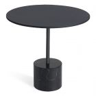 Mobital Circulo Black Marble Low End Table
