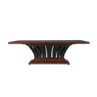 Lily Koo Westin 6 Dining Table in Havana, Black Monochrome