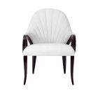 Lily Koo Whitney Chair in Havana, Rose Silver