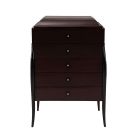 Lily Koo Wilshire Dresser in Havana, Black Lacquer