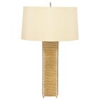 Worlds Away Wrapt Gold Leaf Wire Wrap Lamp, 15" Butter Shade (Dropshippable)