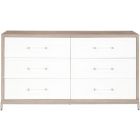 Essentials For Living Traditions Wrenn 6-Drawer Double Dresser Natural Gray