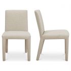 Moe's Home Collection Monte Dining Chair in Beige (Dropshippable)