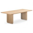 Moe's Home Collection Round Off Small Dining Table in Natural Oak