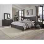 Aspenhome Mill Creek Panel Storage Bedroom Set - Carob #451