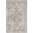 Nourison Home Astra Machine Washable ASW12 3'3" x 5' Grey Multicolor Rectangle Vintage Indoor Rug