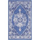 Nourison Home Whimsicle WHS03 3' x 5' Navy Farmhouse Indoor Rug (Dropshippable)
