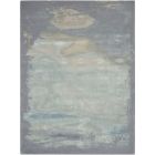 Nourison Home Prismatic PRS19 3'9" x 5'9" Seafoam/Silver Modern Indoor Rug