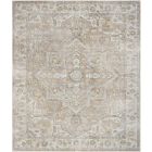 Nourison Home Astra Machine Washable ASW12 9' x 12' Beige Rectangle Vintage Indoor Rug