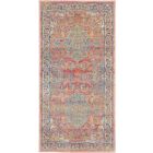 Nourison Home Ankara Global ANR01 2' x 4' Multicolor Rectangle Vintage Indoor Rug (Dropshippable)