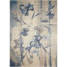 Nourison Home Somerset ST18 7'9" x 10'10" Ivory/Blue Farmhouse Indoor Rug (Dropshippable)