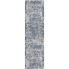 Nourison Home Rustic Textures RUS05 2'2" x 7'6" Grey Modern Indoor Rug (Dropshippable)