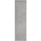 Nourison Home Essentials NRE01 2'2" x 7'6" Silver Grey Outdoor Rug (Dropshippable)