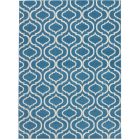 Nourison Home Jubilant JUB19 5'3" x 7'3" Blue Contemporary Indoor Rug (Dropshippable)