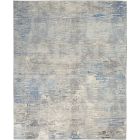 Nourison Home Solace SLA01 8' x 10' Ivory/Grey/Blue Modern Indoor Rug (Dropshippable)